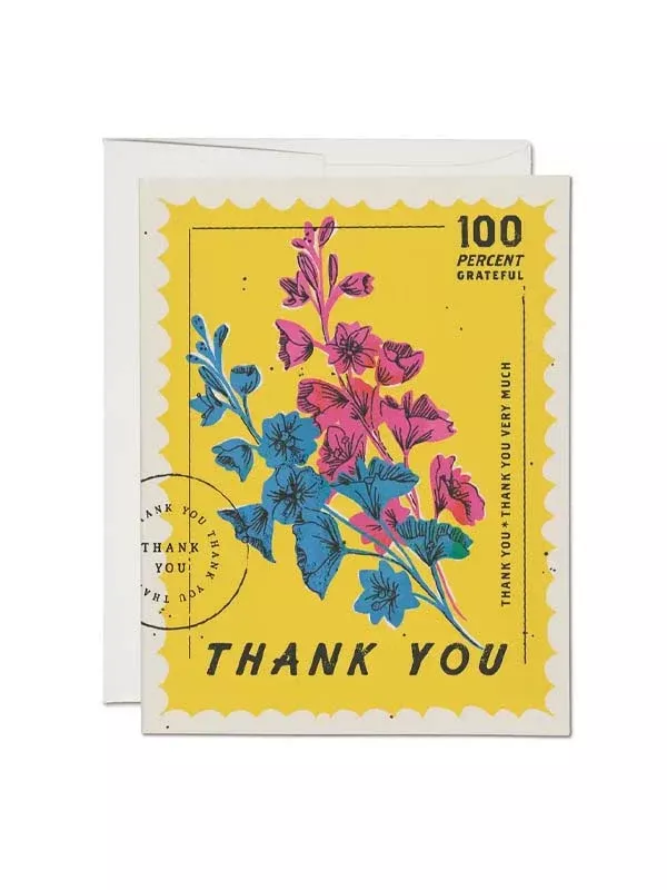 100 Percent Thank You Card