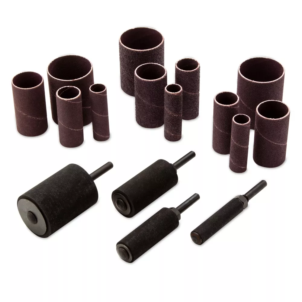 12 Piece Long Drum Sander Kit and Replacement Sleeves