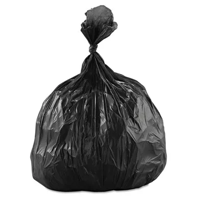 16 Gallon Can Liners, 24" x 32", .35 Mil, Low-Density, Light-Grade, Black, (500/Case) | Boardwalk