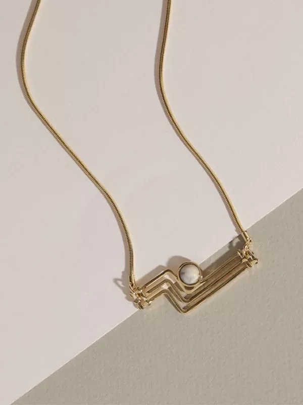 1971 Necklace: Gold Plated