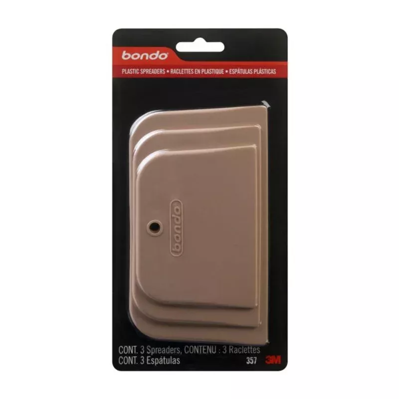 357 Bondo Plastic Spreaders, 3-pk