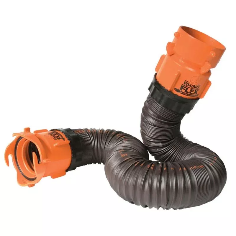 39767 Rhino Flex Sewer Hose Extension Kit, 10-ft