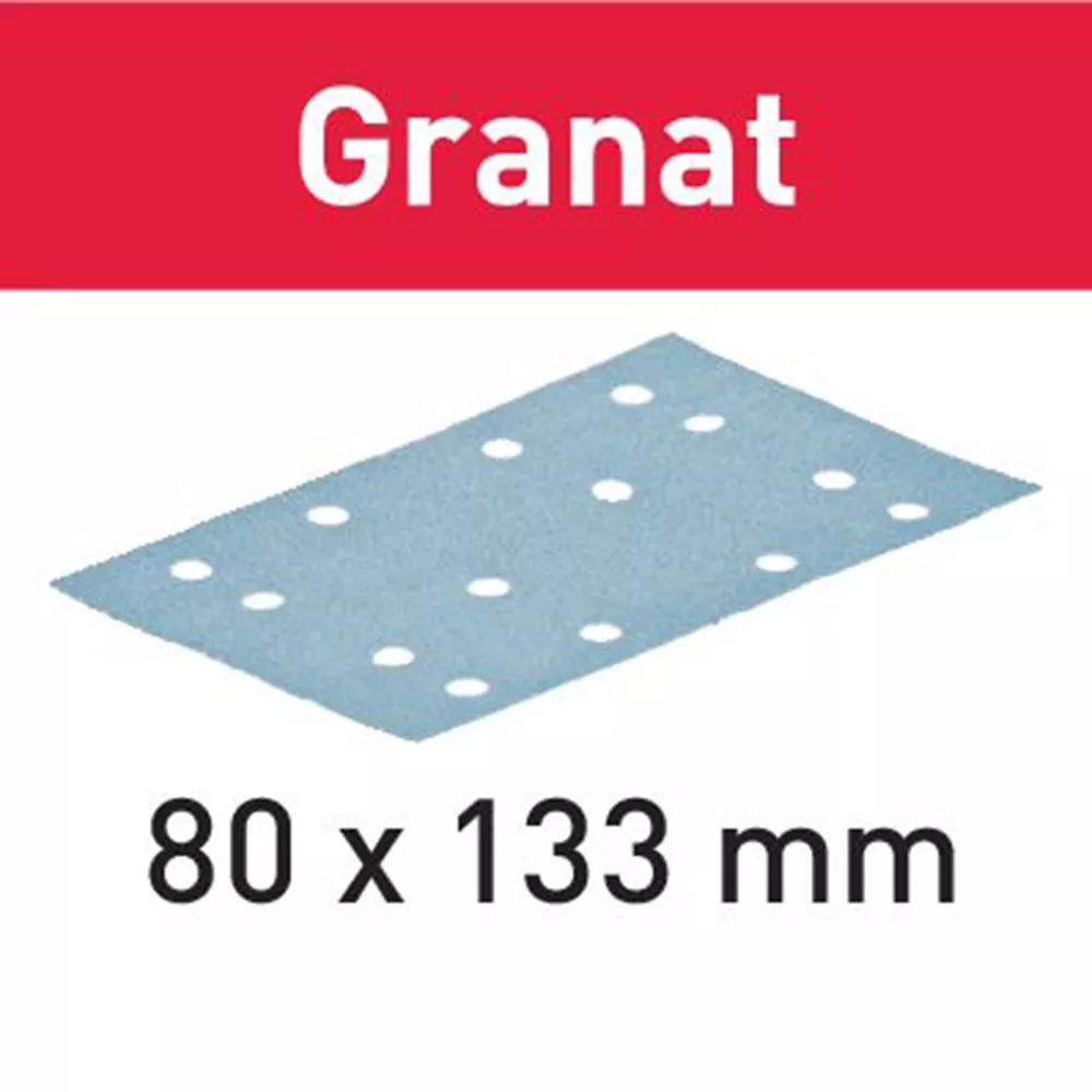 80x133mm Festool Granat Abrasive Sheets