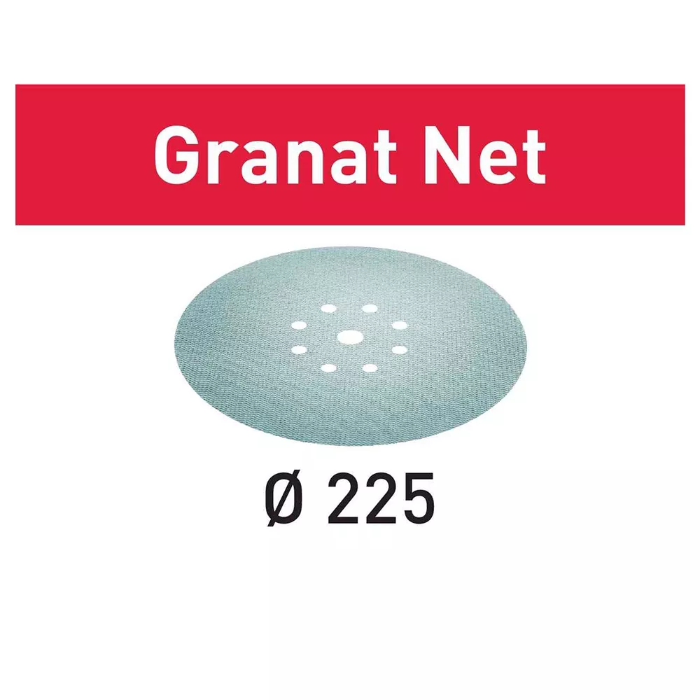 9'' Festool Granat NET D225 Abrasive Discs
