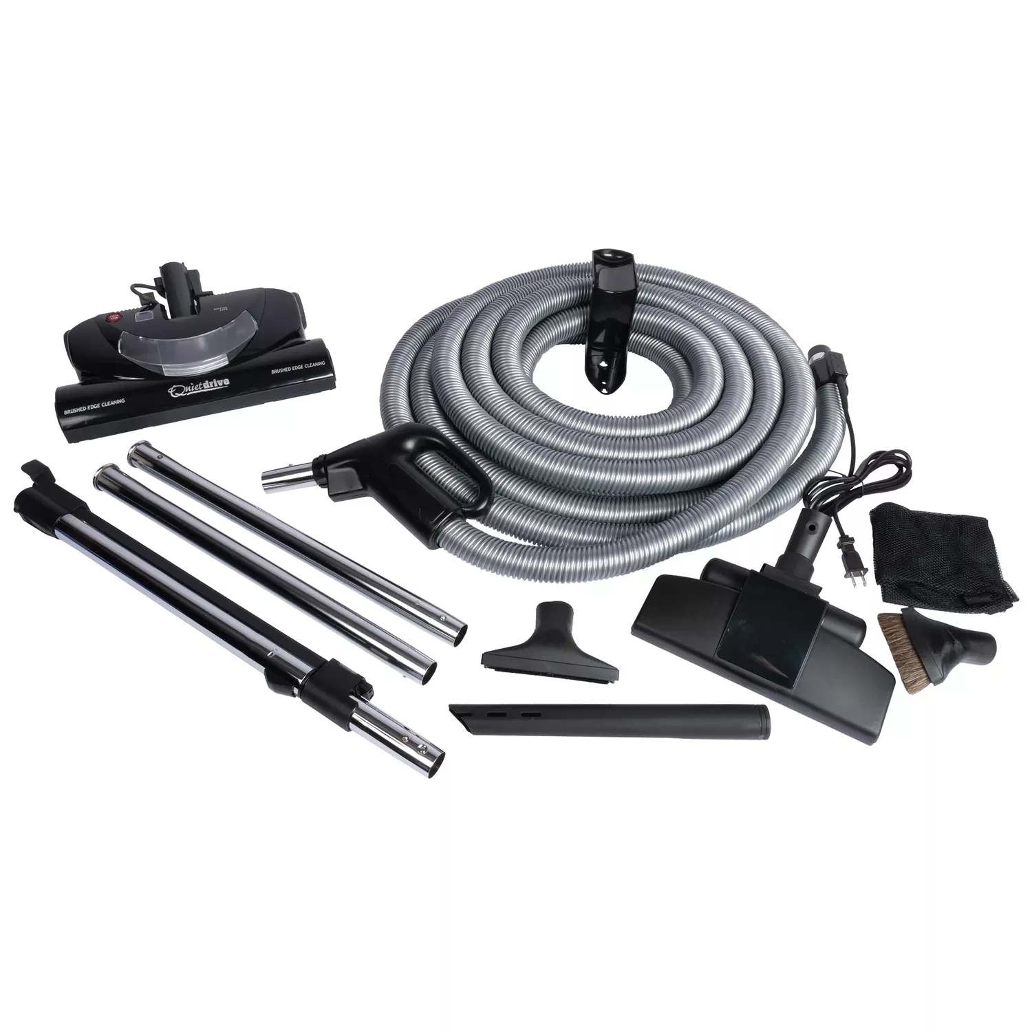 90293 | Central Vacuum Total Control Kit, 35 Foot Universal Connect Hose, CT20QD Power Nozzle