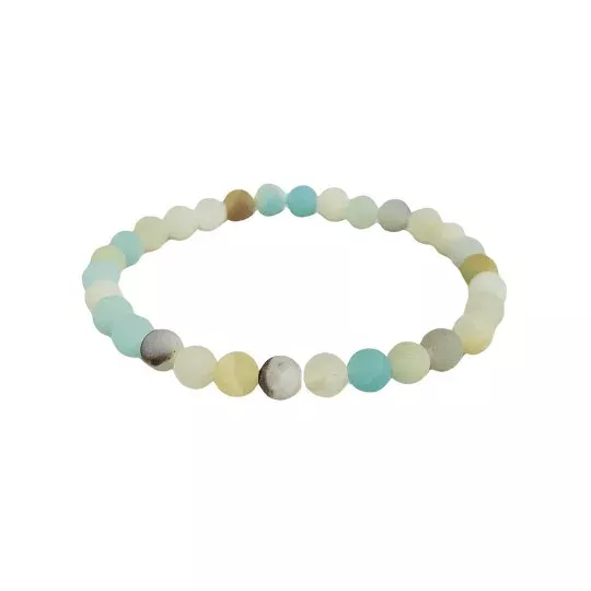 Amazonite Matte Bracelet 6mm