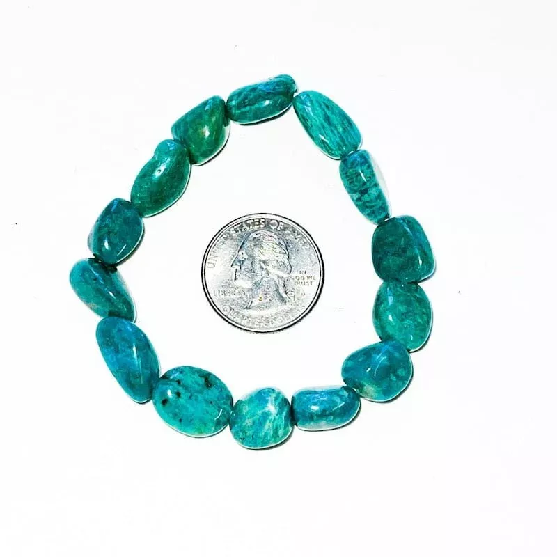 Amazonite Nugget Bracelet
