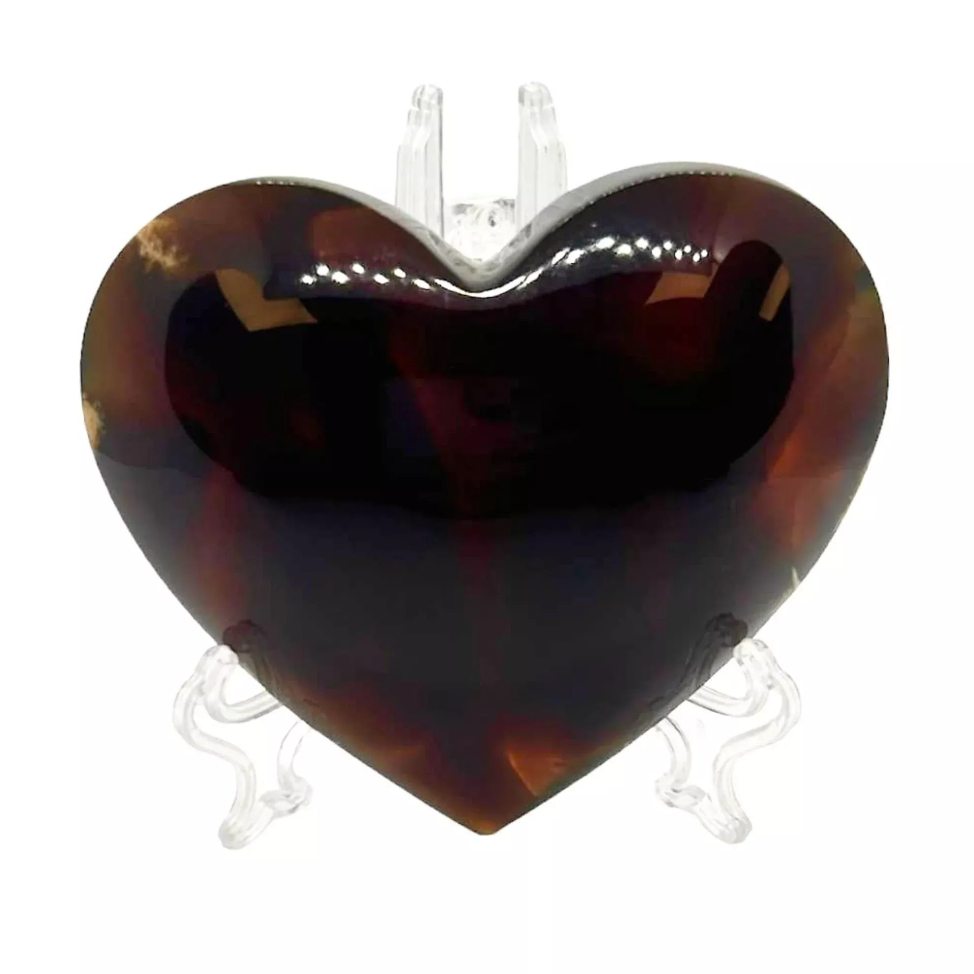 Amber Heart Large