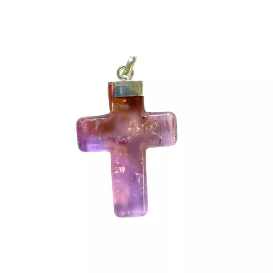 Amethyst Cross Pendant