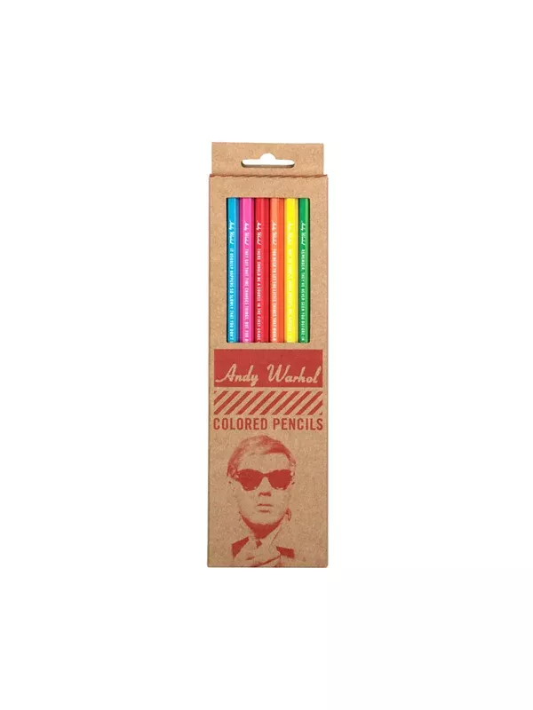Andy Warhol Colored Pencils