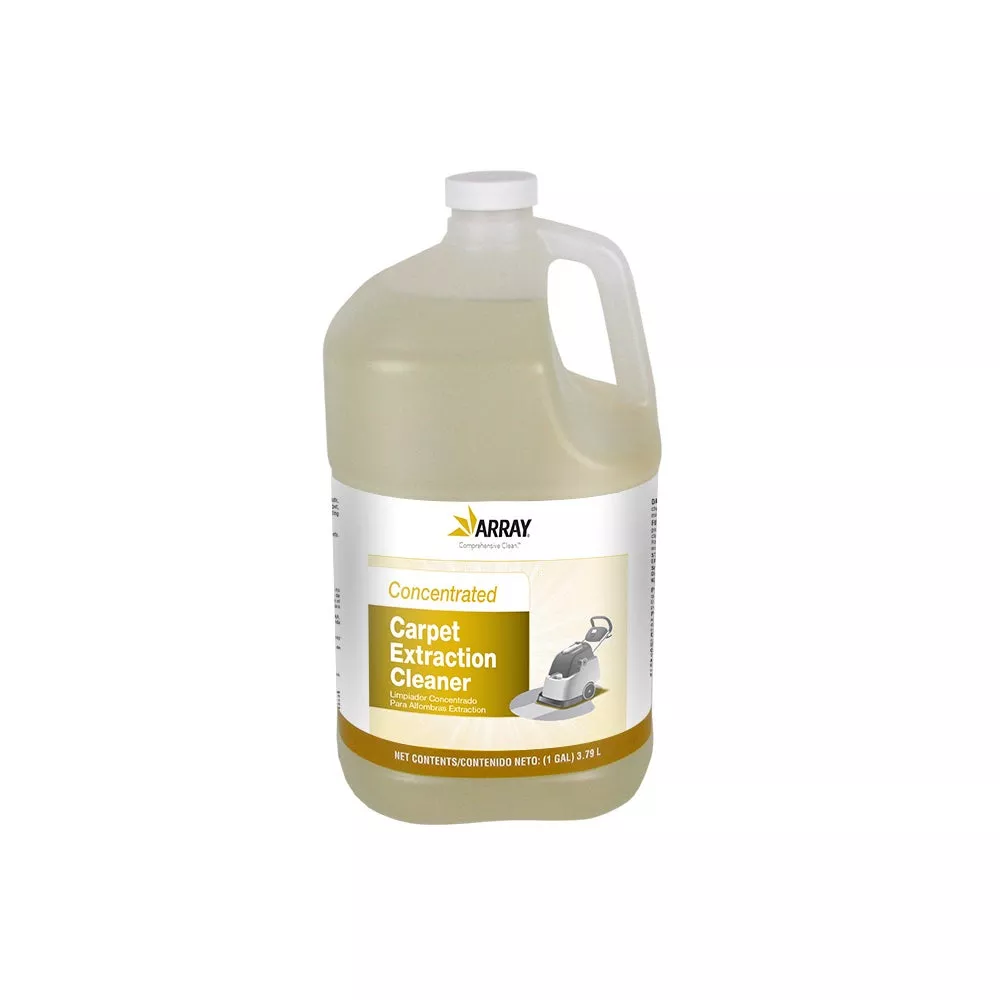 Array Concentrated Liquid Carpet Extraction Cleaner, 1 Gal, 4/Case