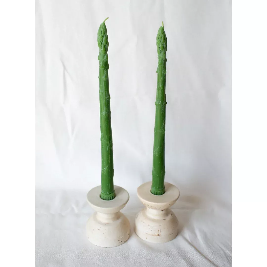 Asparagus Taper Candles