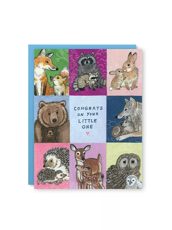 Baby Forest Animals Card