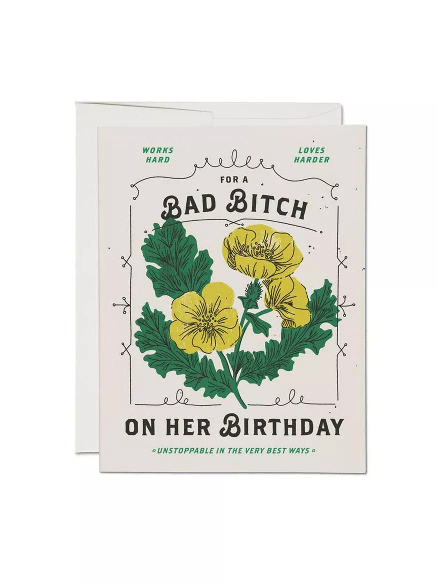Bad B*tch Birthday Card
