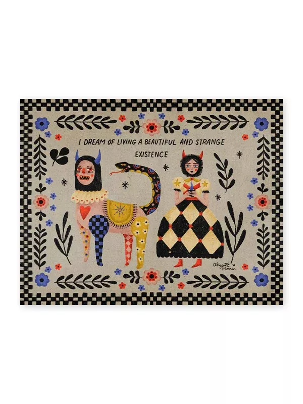 Beautiful and Strange Existence Print: 14 x 11