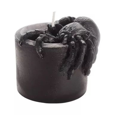 Beeswax Spider Pillar Candle - SECONDS