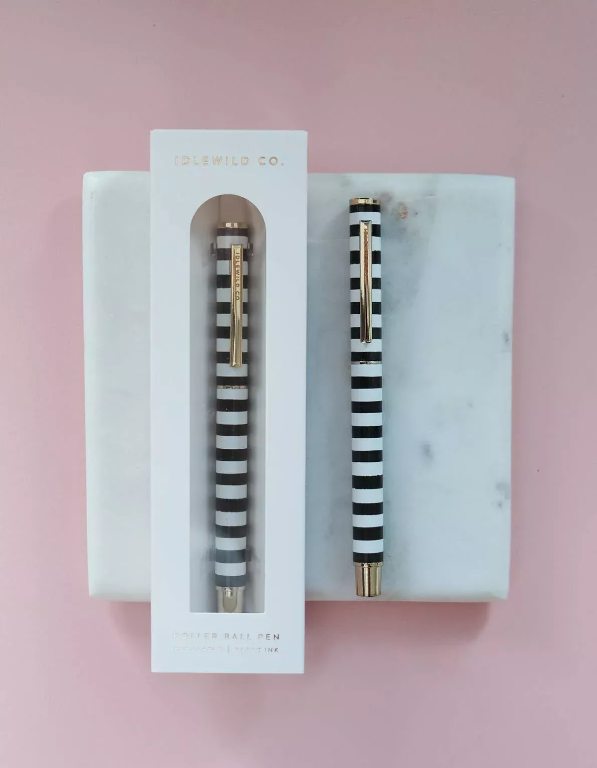 Black + White Luxe Pen