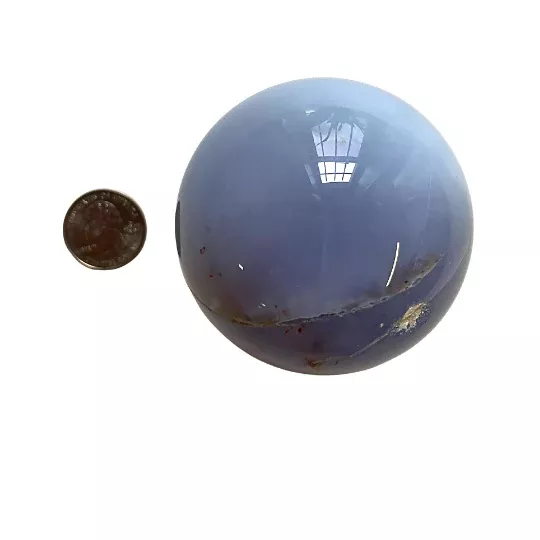Blue Chalcedony Sphere