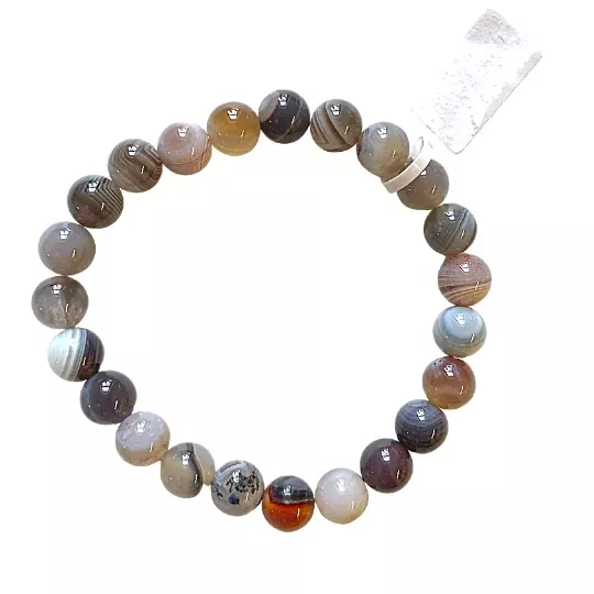 Botswana Agate Bracelet 8mm