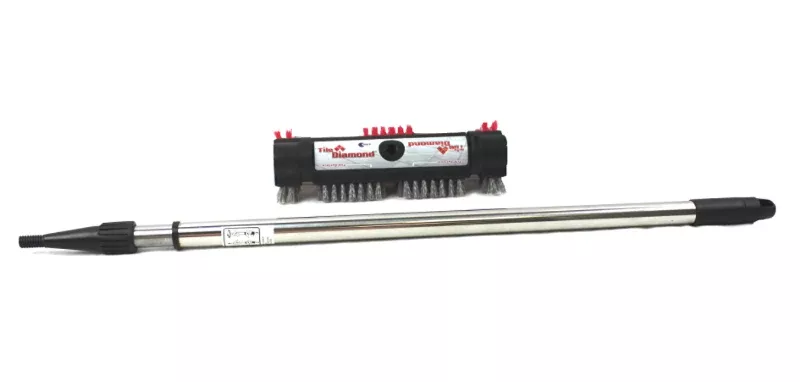 Brush, Red/Gray Diamond Tile Grout W/Handle 10", Part CD1202