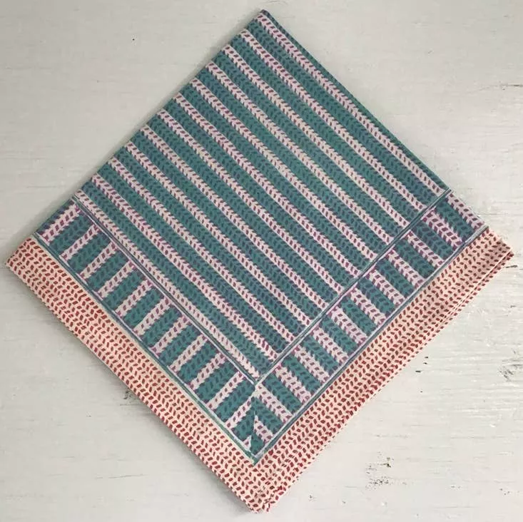 Camelia Stripe Napkin