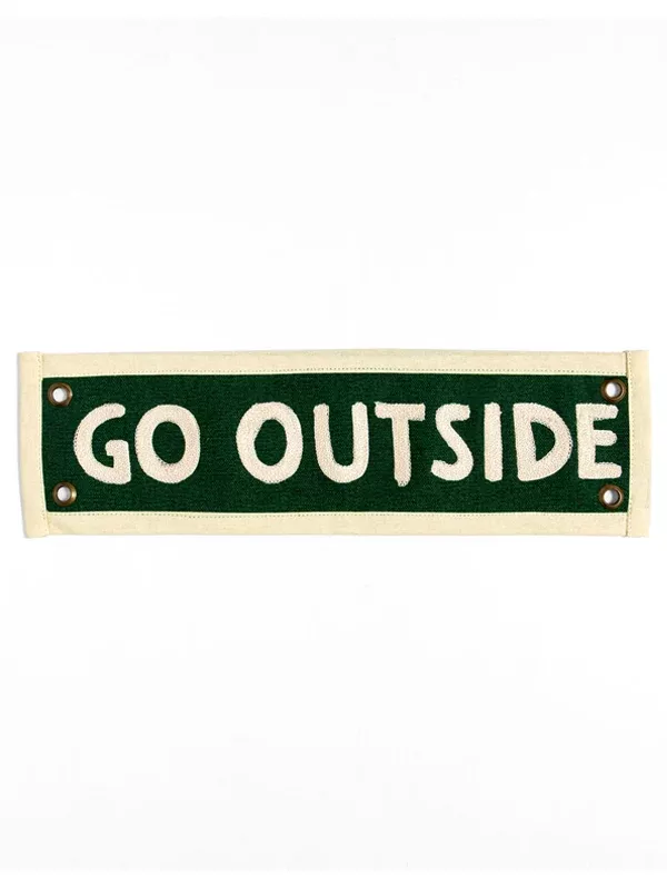 Canvas Banner: Go Outside