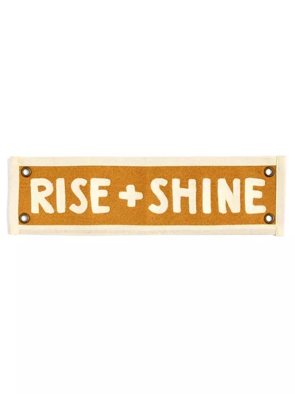Canvas Banner: Rise + Shine