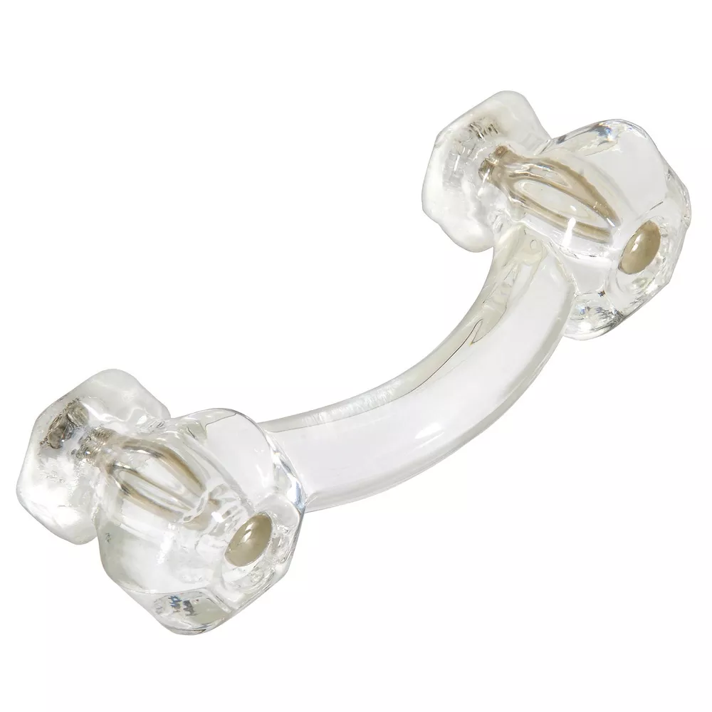 Clear Glass Drawer Pull