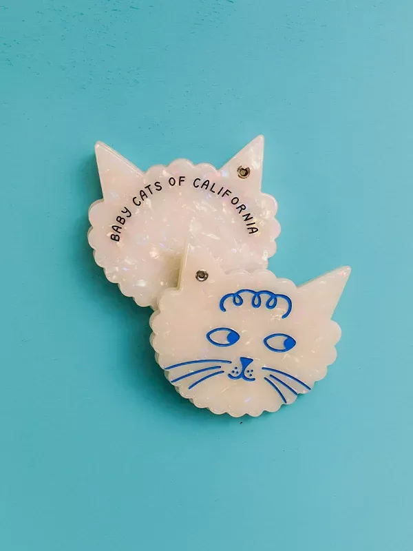 Cloud Cat Mirror