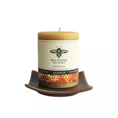 Coffee Pillar Plate - Square