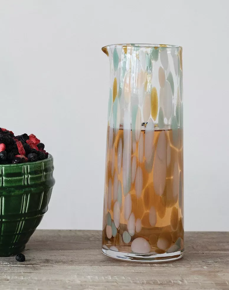 Confetti Glass Pitcher