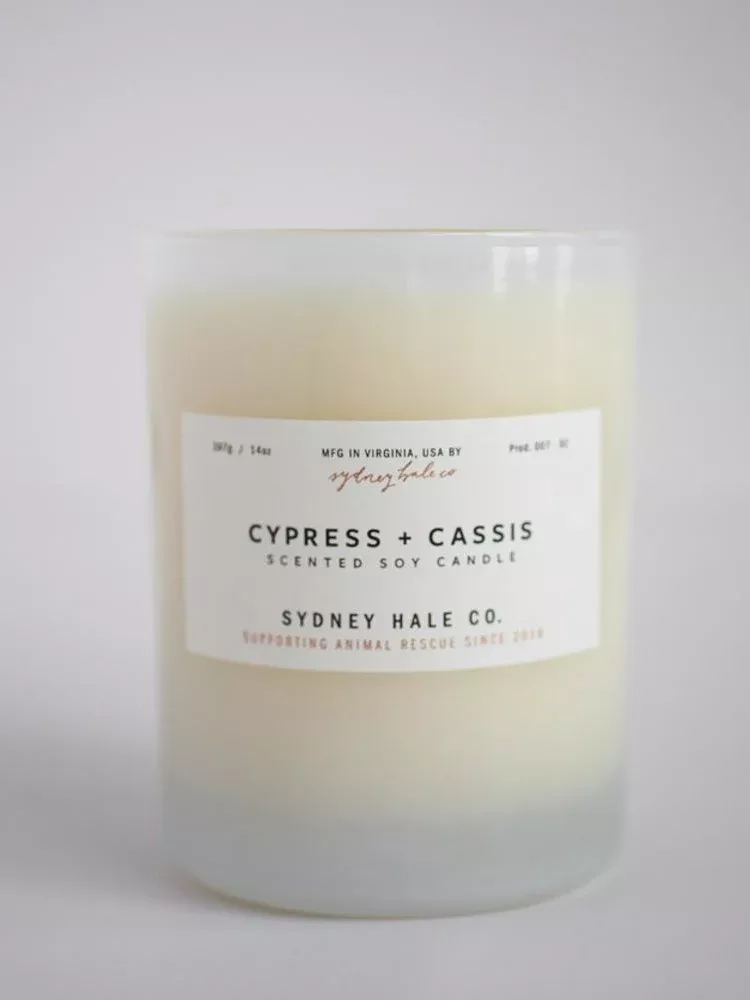 Cypress + Cassis Soy Candle