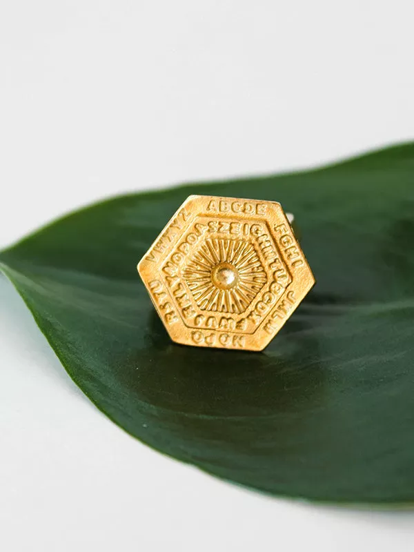 Decoder Ring: Gold Plated
