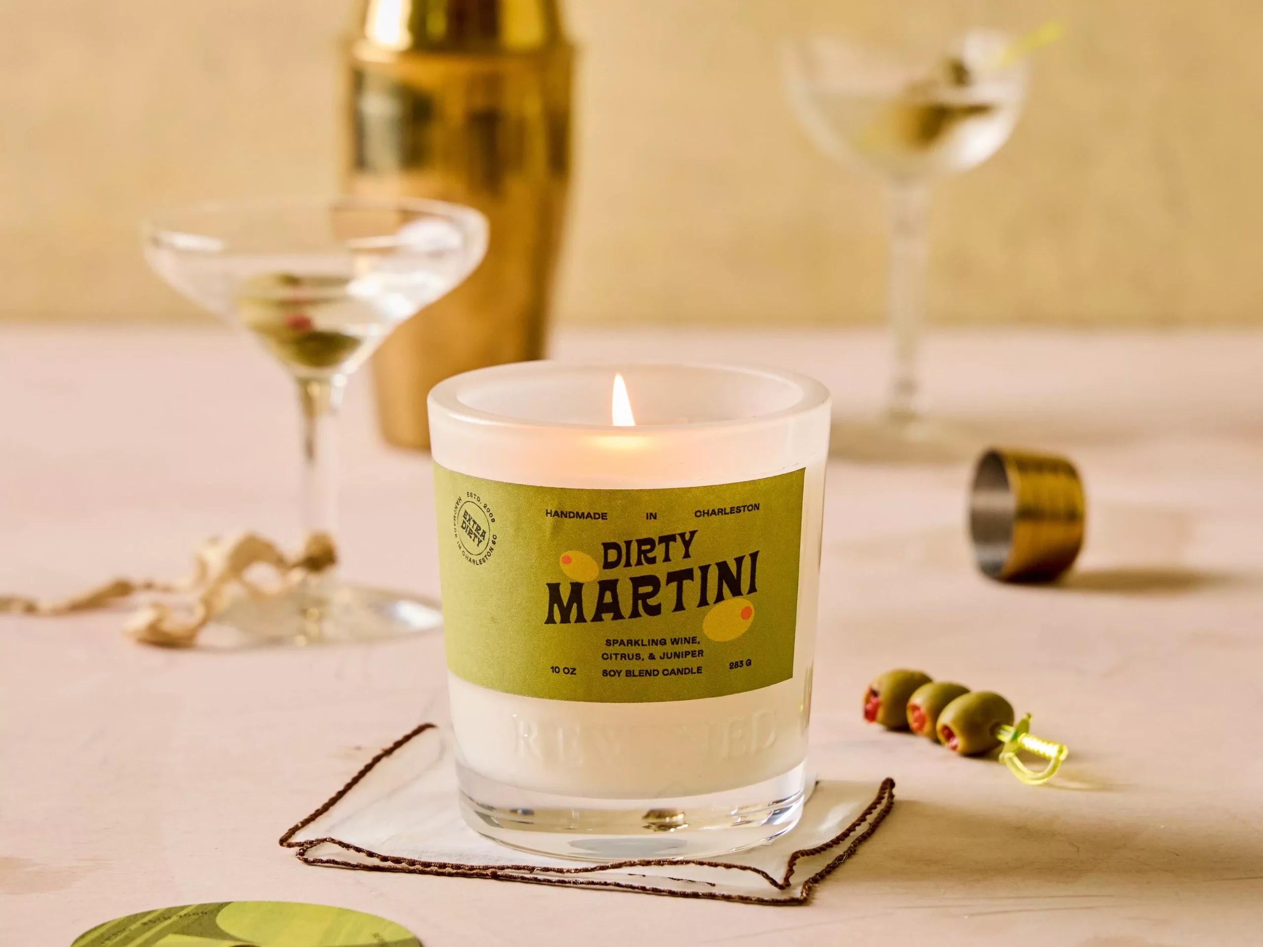 Dirty Martini Candle