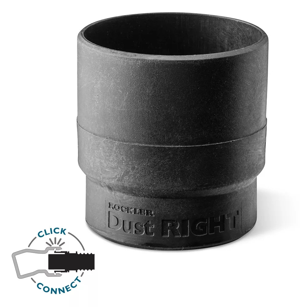 Dust Right Click-Connect FlexiPort 2-1/2'' Fitting Adapter