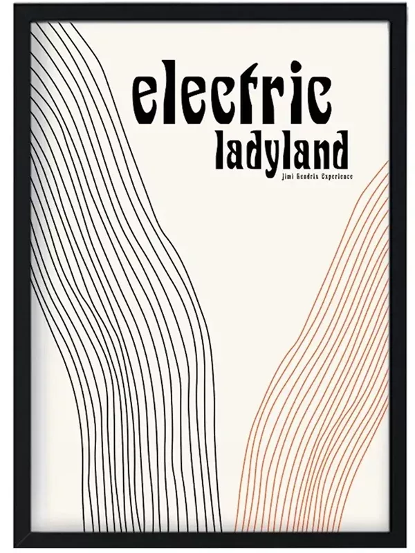 Electric Ladyland Retro Giclée Art Print