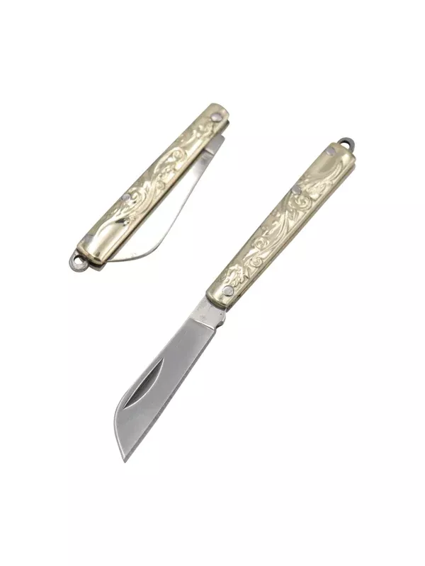 Engraved Handle Mini Folding Pocket Knife