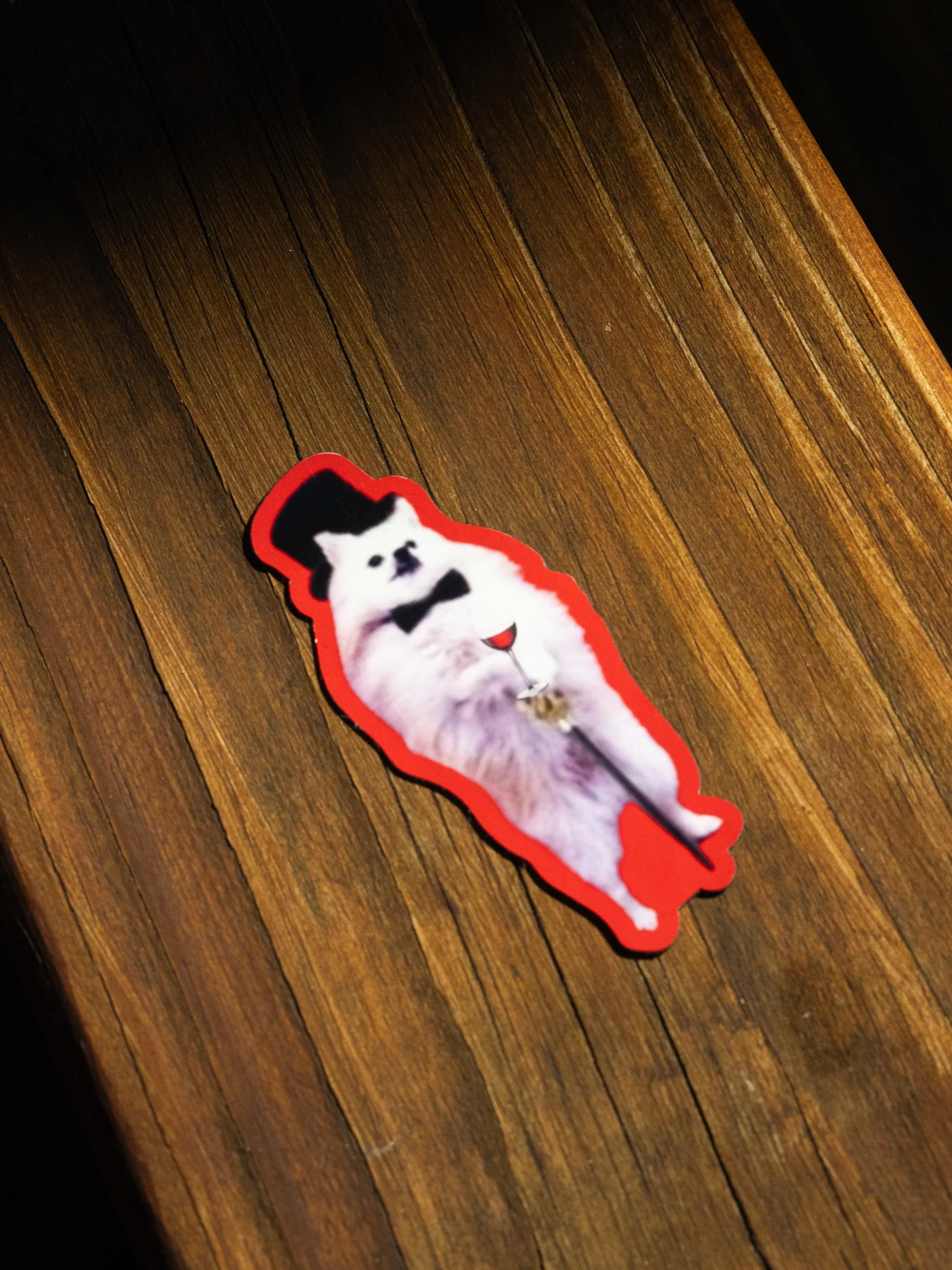 Fancy Wine Dog Magnet