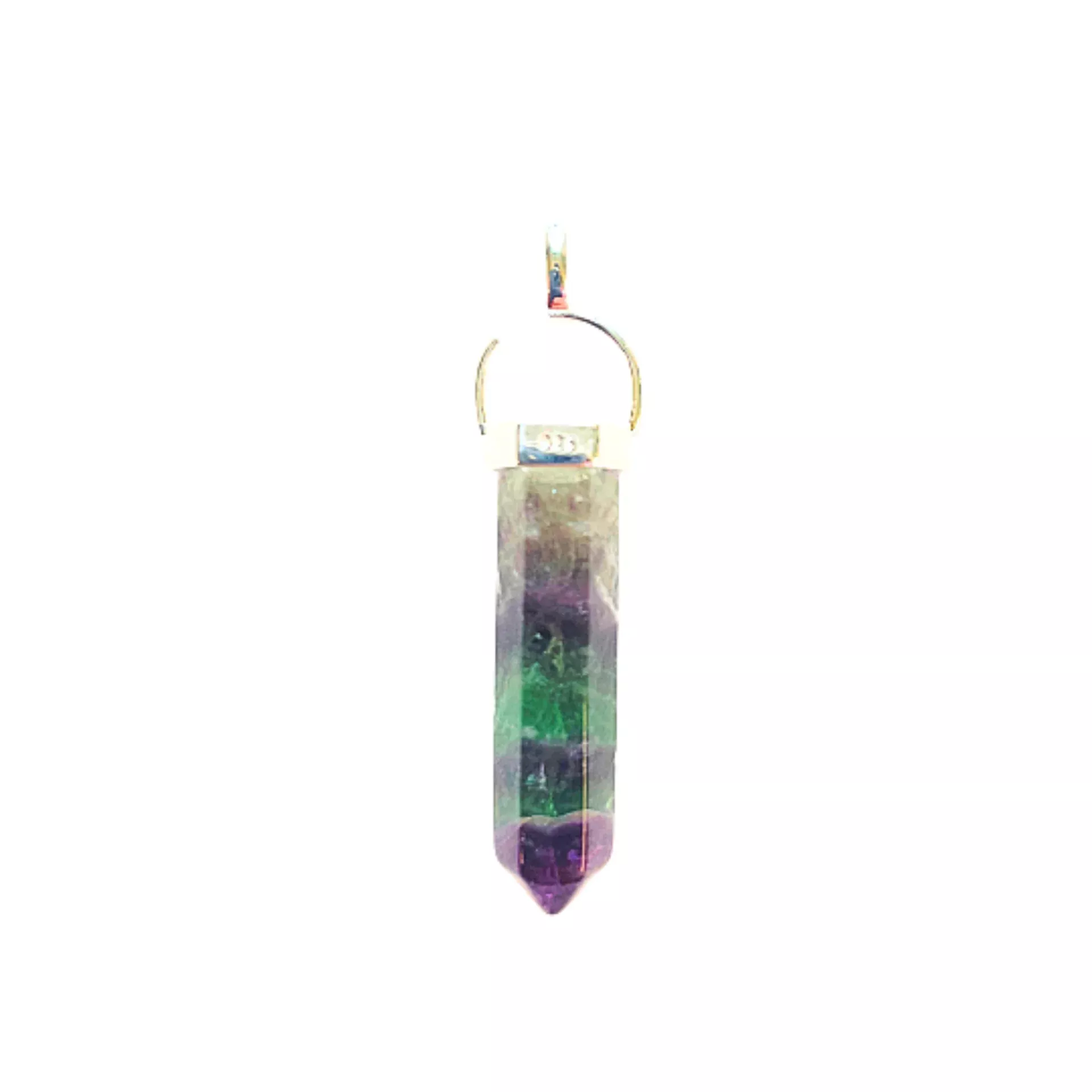 Fluorite SS Power Pendant