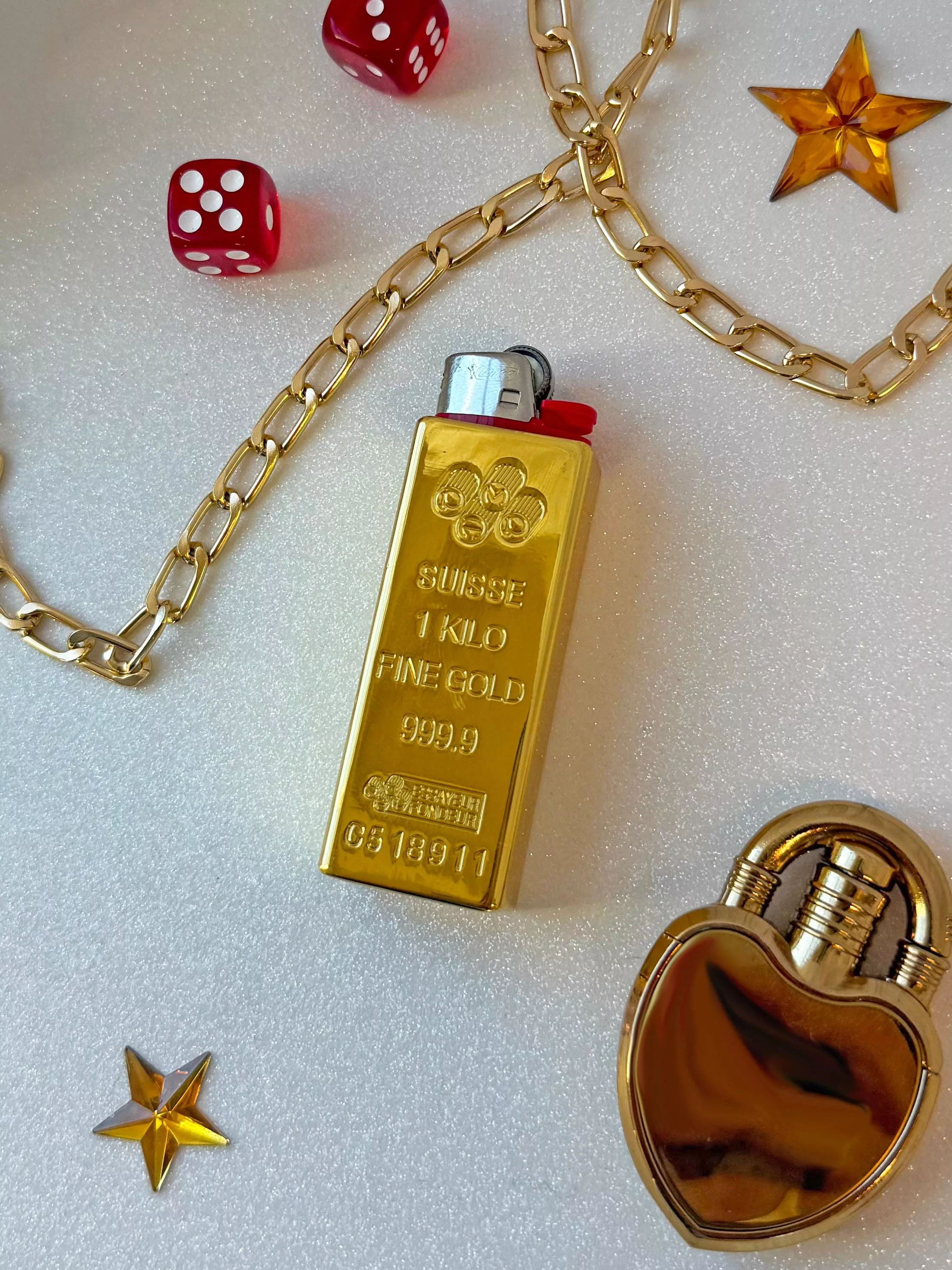 Gold Bar Lighter Case