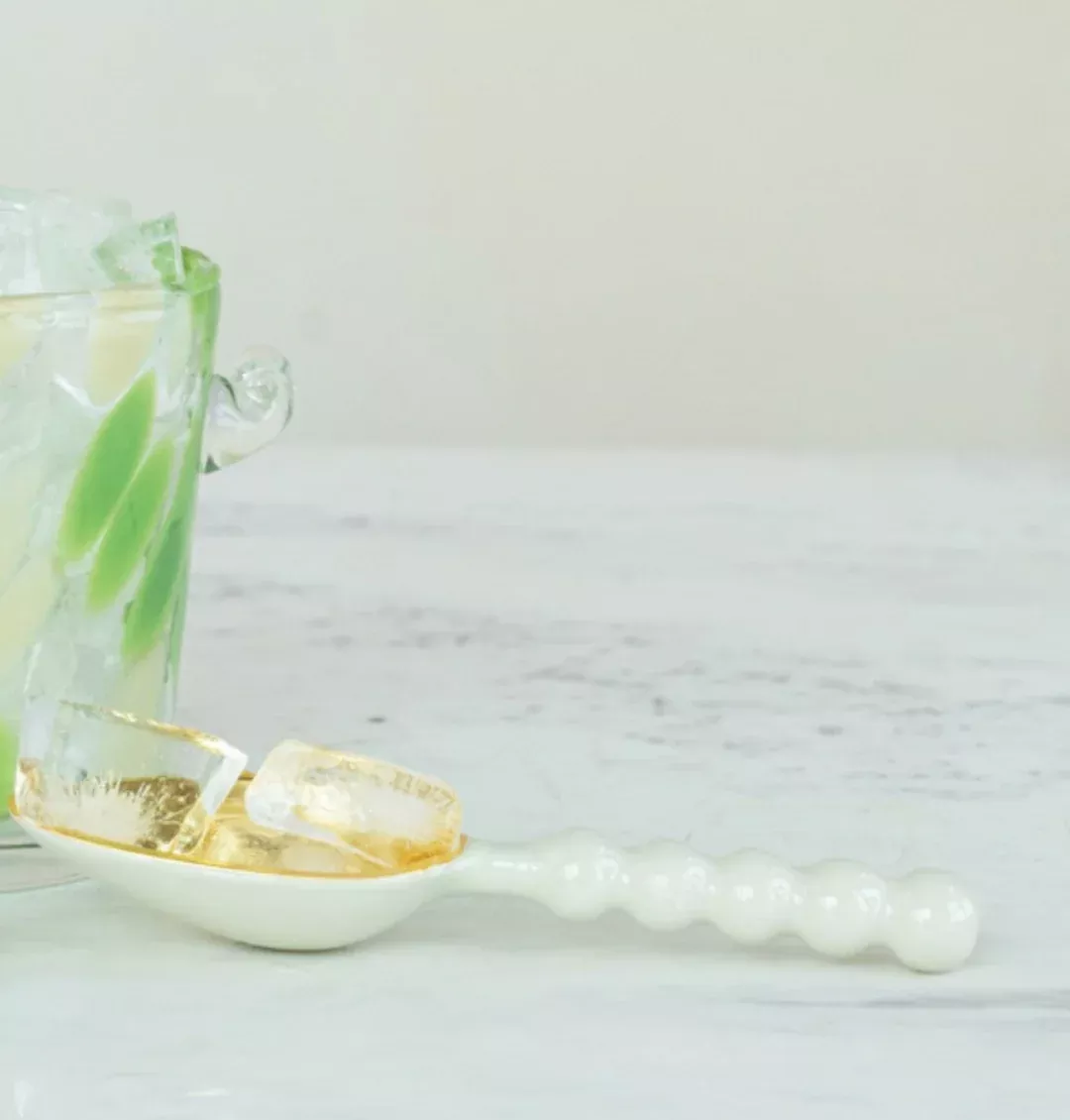 Gold Enamel Scoop