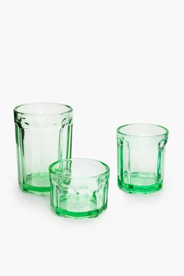 Green Drinking Glass