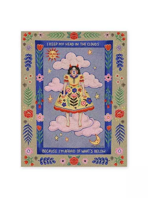Head in the Clouds Print: 11 x 14