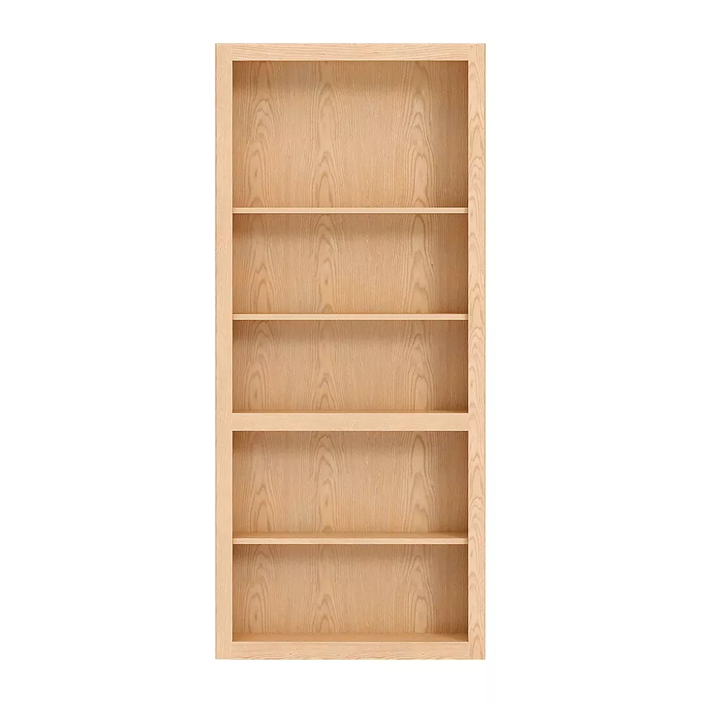 InvisiDoor Bookcase Shelving Unit Kit - Red Oak