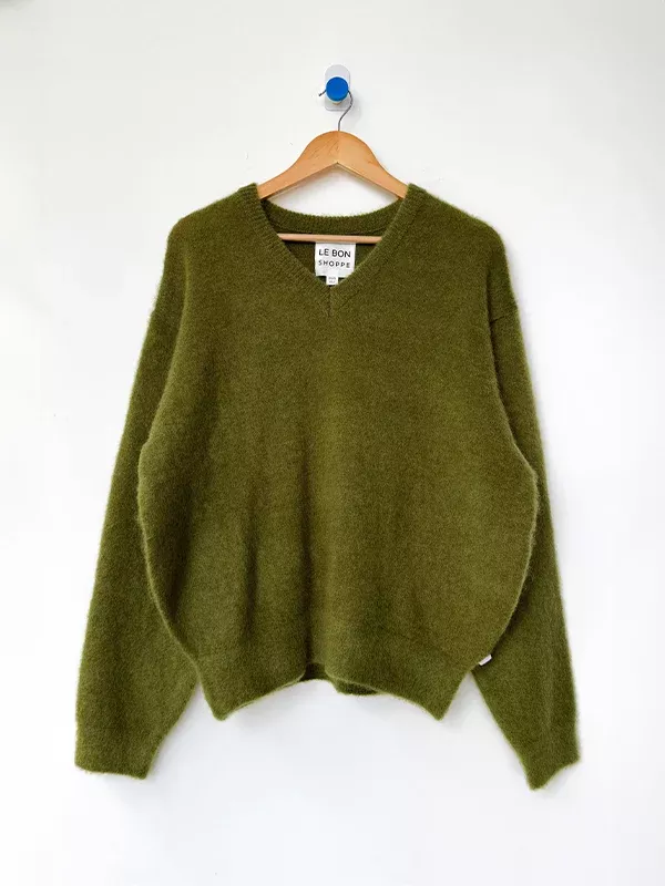 James Mohair Sweater: Leaf