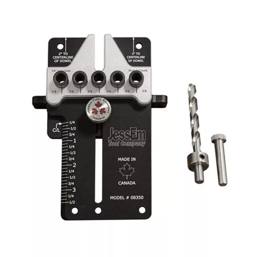 JessEm 3/8'' Aluminum Dowelling Jig