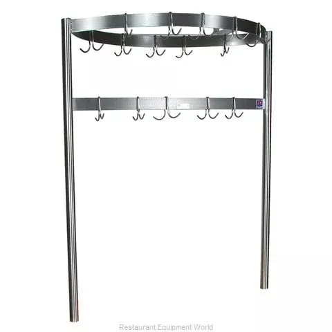 John Boos PRB04 Pot Rack, Table-Mounted