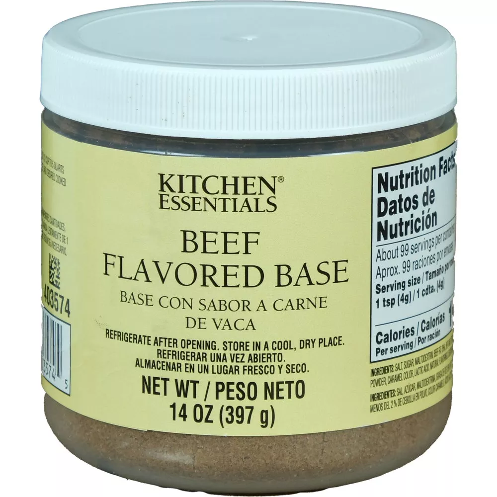 Kitchen Essentials Beef Base, Shelf-Stable, 14 Oz Package, 12/Case