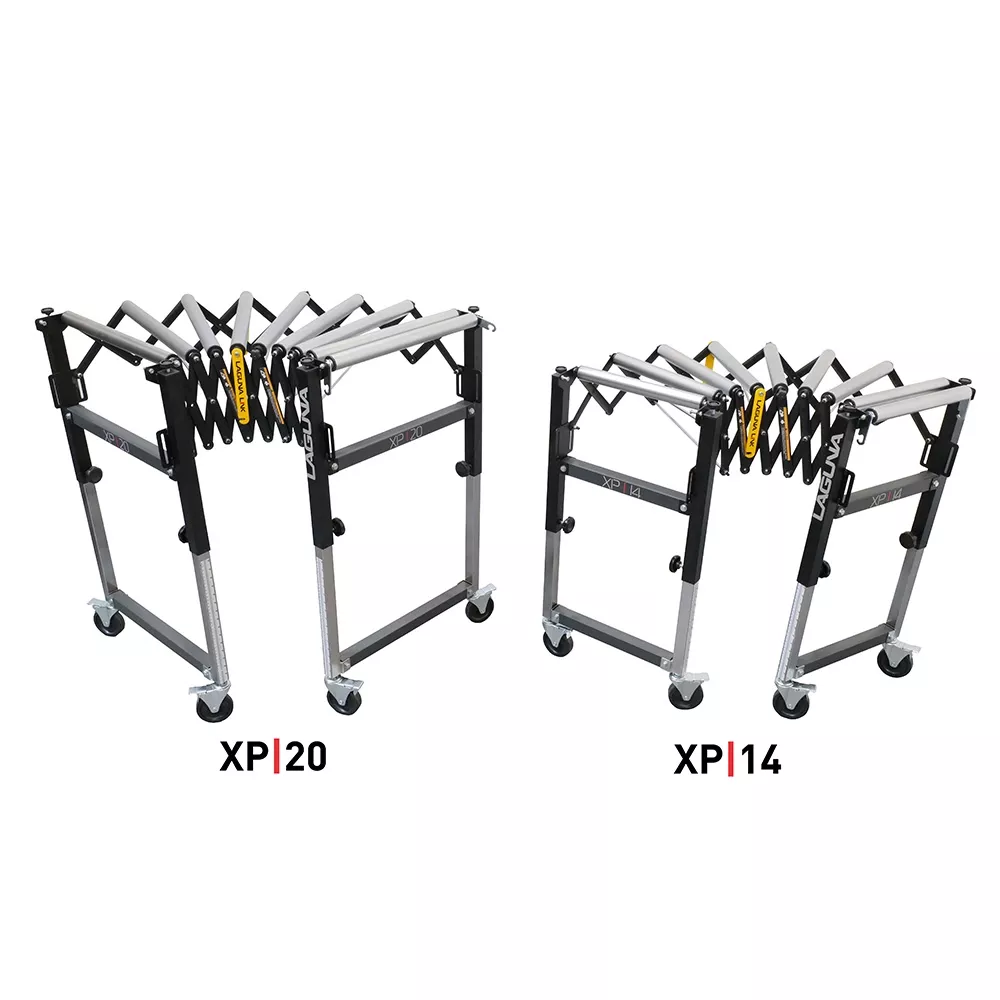 Laguna Tools XP Expandable Roller Conveyor Tables