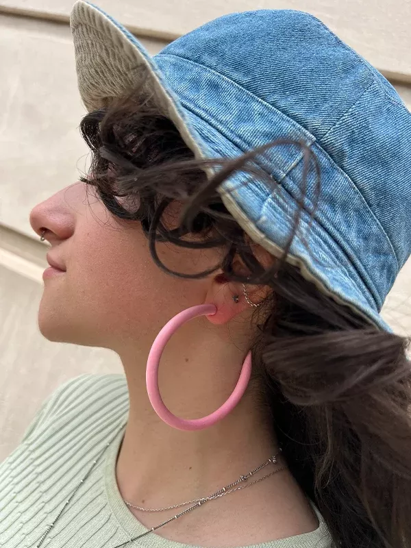 Large Hoops: Runaway Bunny